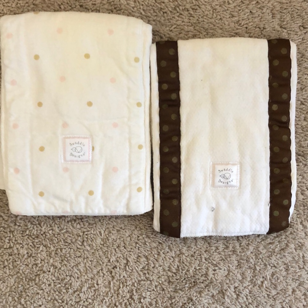 Two Swaddle Designs Burp Cloths